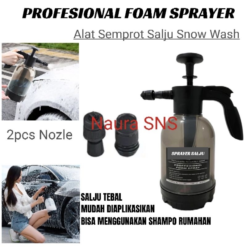 Jual Alat Semprot Snow Wash Cuci Mobil Motor Salju Melimpah Tabung 2L