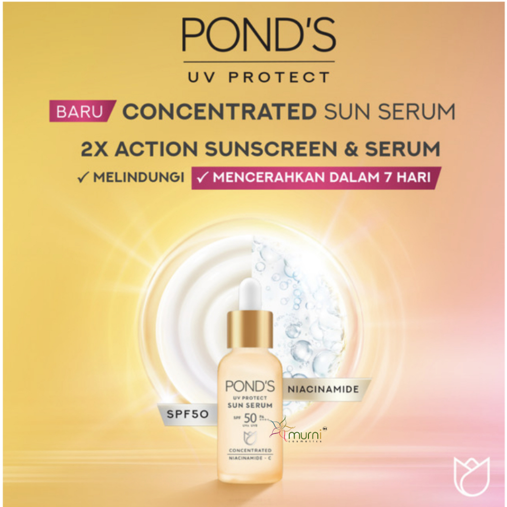 Jual BOTOL SERUM POND S UV PROTECT SUN SERUM SPF50 PA 30GR