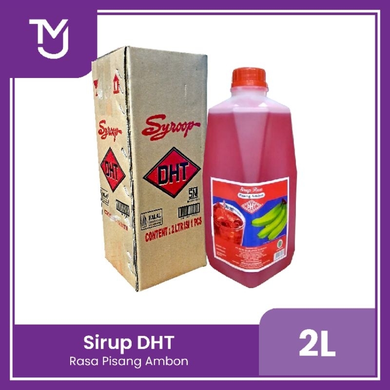 Jual Sirup DHT Rasa Pisang Ambon 2 Liter Oleh Oleh Khas Makassar