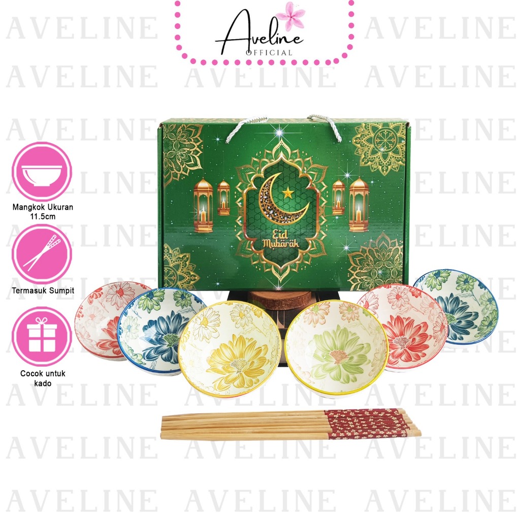 Jual Aveline Hampers Lebaran Idul Fitri Mangkok Set Isi Souvenir