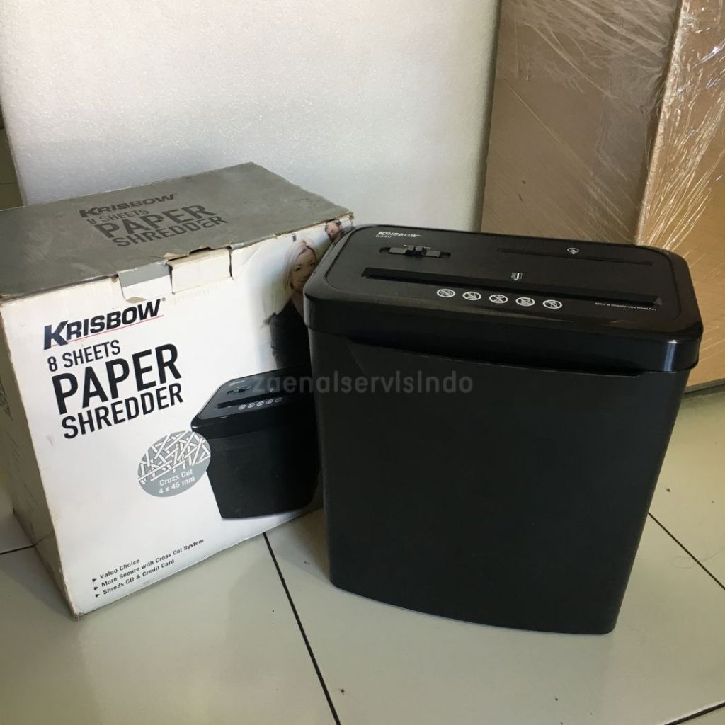 Jual Mesin Penghancur Kertas Krisbow S340 Cross Cut Paper Shredder