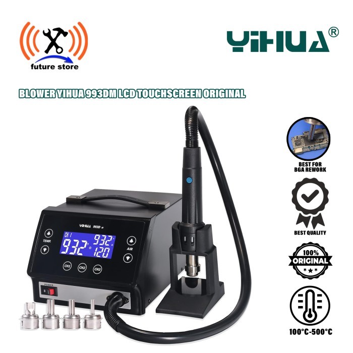 Jual Yihua Dm Smart Touchscreen Hot Air Rework Station Solder Blower