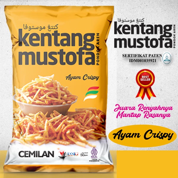 Jual Kentang Mustofa Goreng Keripik Kripik Kering Kentang Mustopa