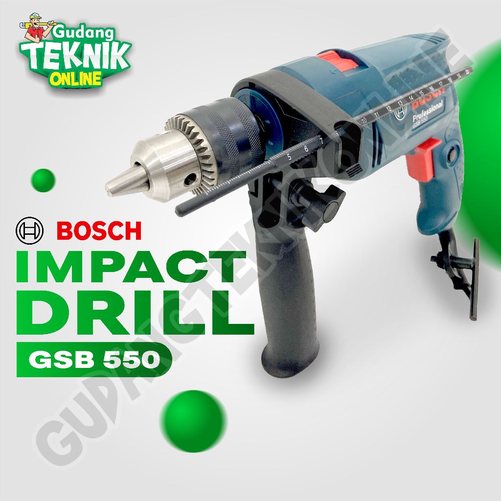 Jual Mesin Bor Tangan 13 Mm GSB550 GSB600 BOSCH Electric Impact Drill