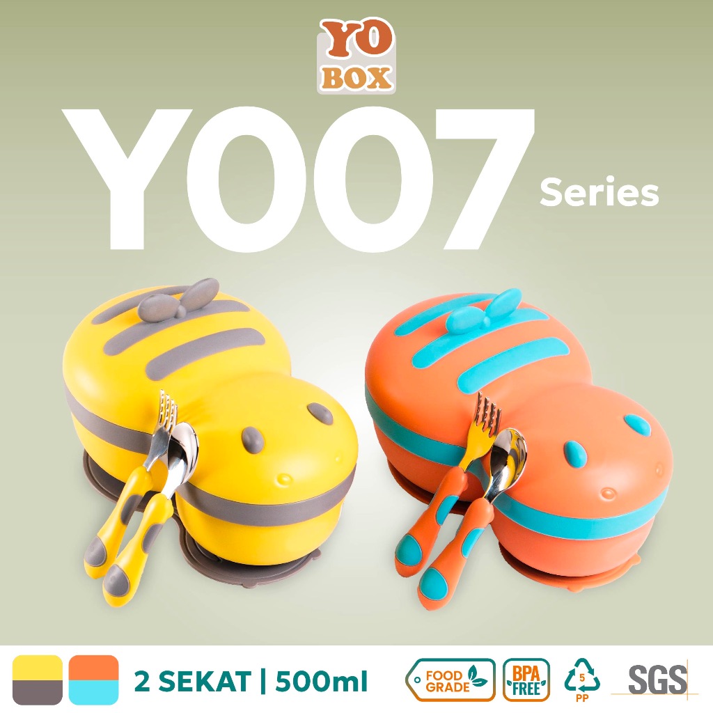 Jual Yobox Tempat Makan Bayi Lunchbox Model Bee Y Yooyee Shopee