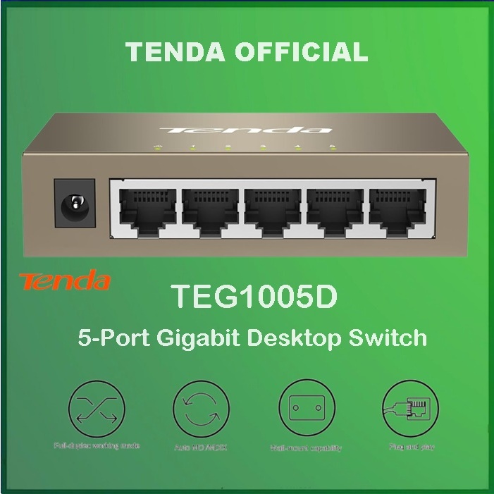 Jual Tenda Teg D Port Ethernet Gigabit Switch Hub Teg D