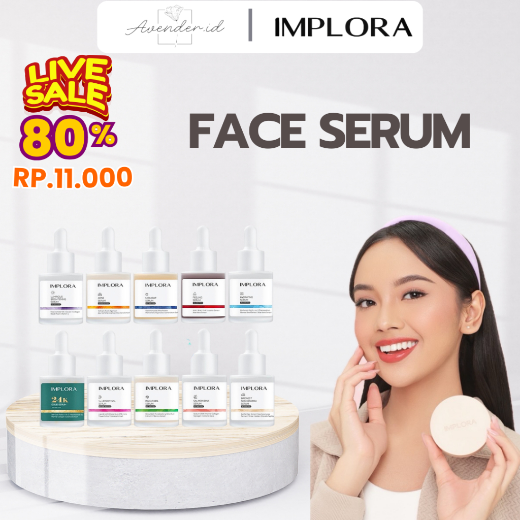 Jual GET 1 GIFT IMPLORA FACE SERUM SERUM ACNE SERUM PEELING SERUM