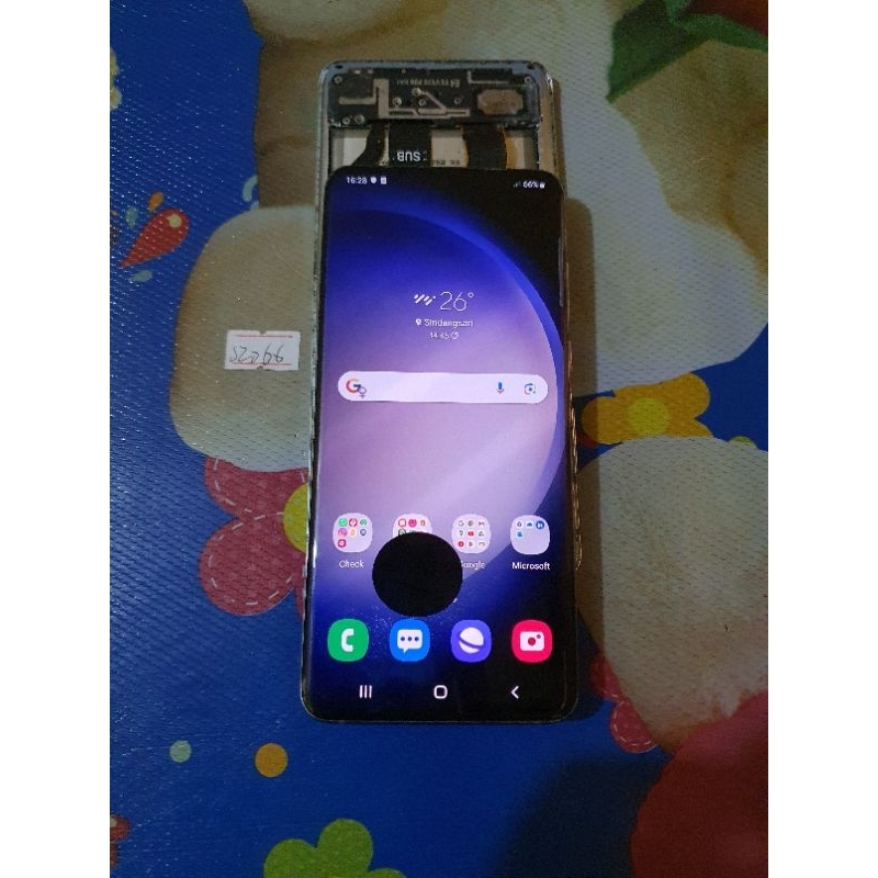 Jual Lcd Samsung S Ori Copotan Minus Retak Sehelai Tompel Shopee