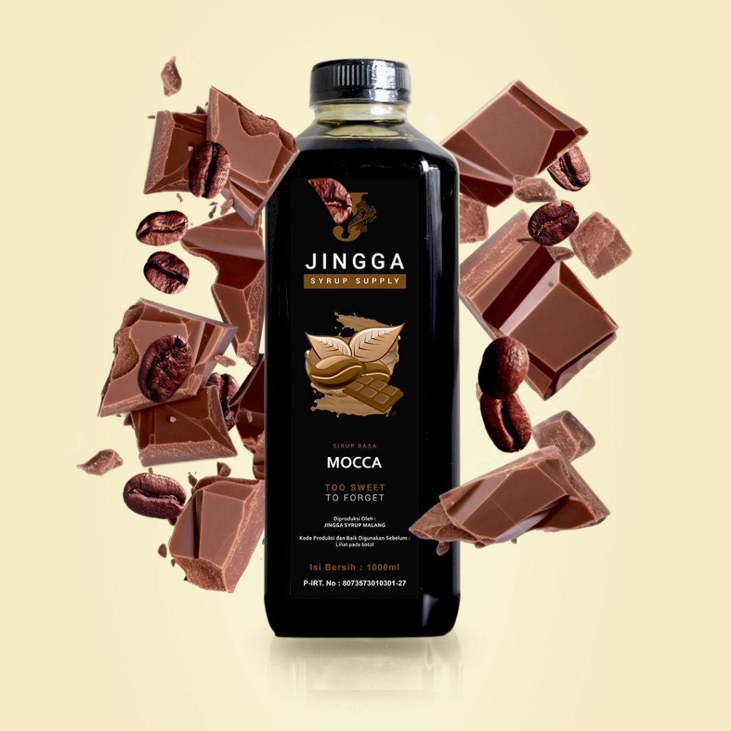 Jual Jingga Mocha Syrup Ml Sirup Flavor Moka Untuk Kopi Latte