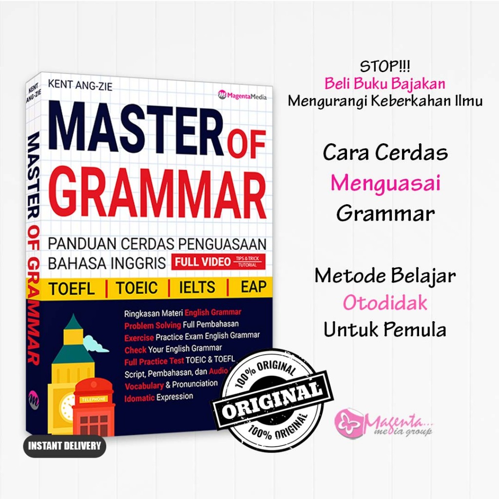 Jual Buku Tes Toefl Toeic Master Of Grammar Toefl Toeic Ielts Eap