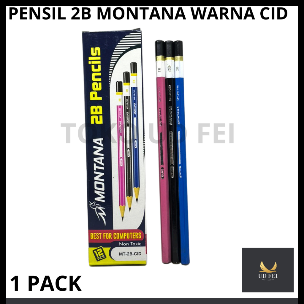 Jual Pack Pcs Pensil B Montana Pensil B Montana Warna Cid