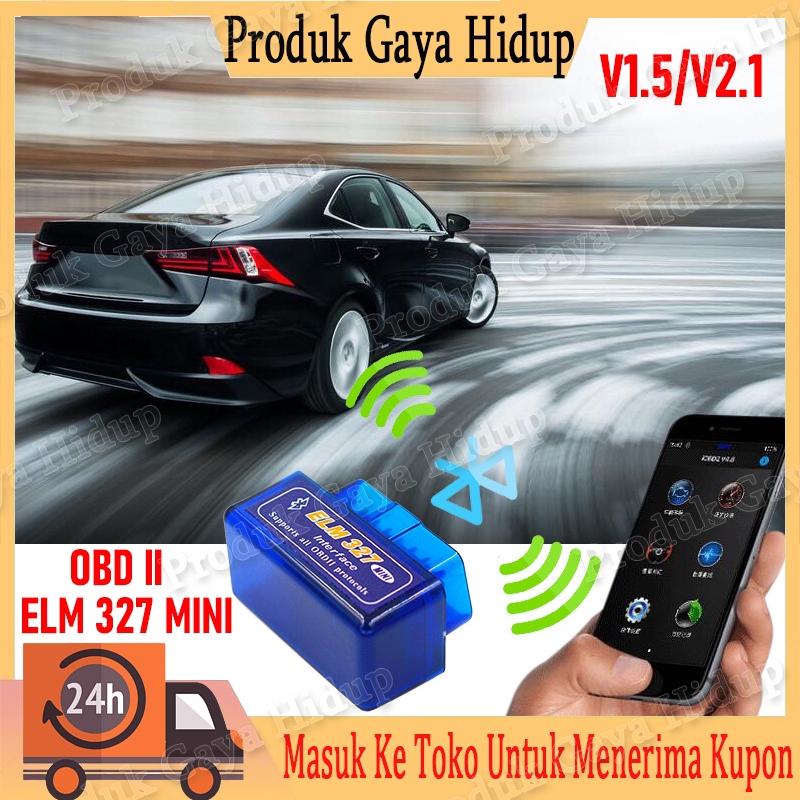 Jual Elm Mini Obd Obd Bluetooth Wireless Car Scanner V V Alat