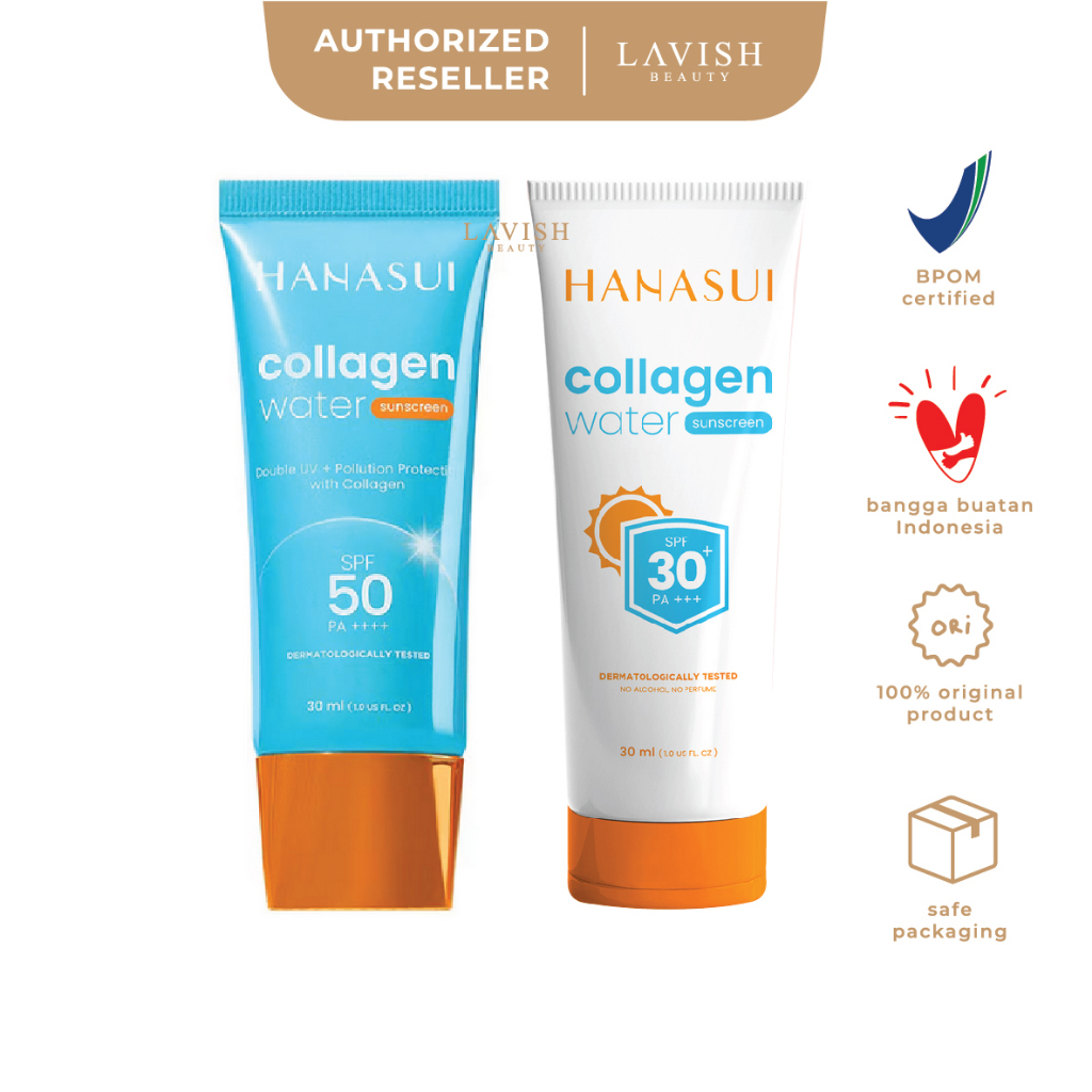 Jual Hanasui Collagen Water Sunscreen Spf Pa Spf Pa