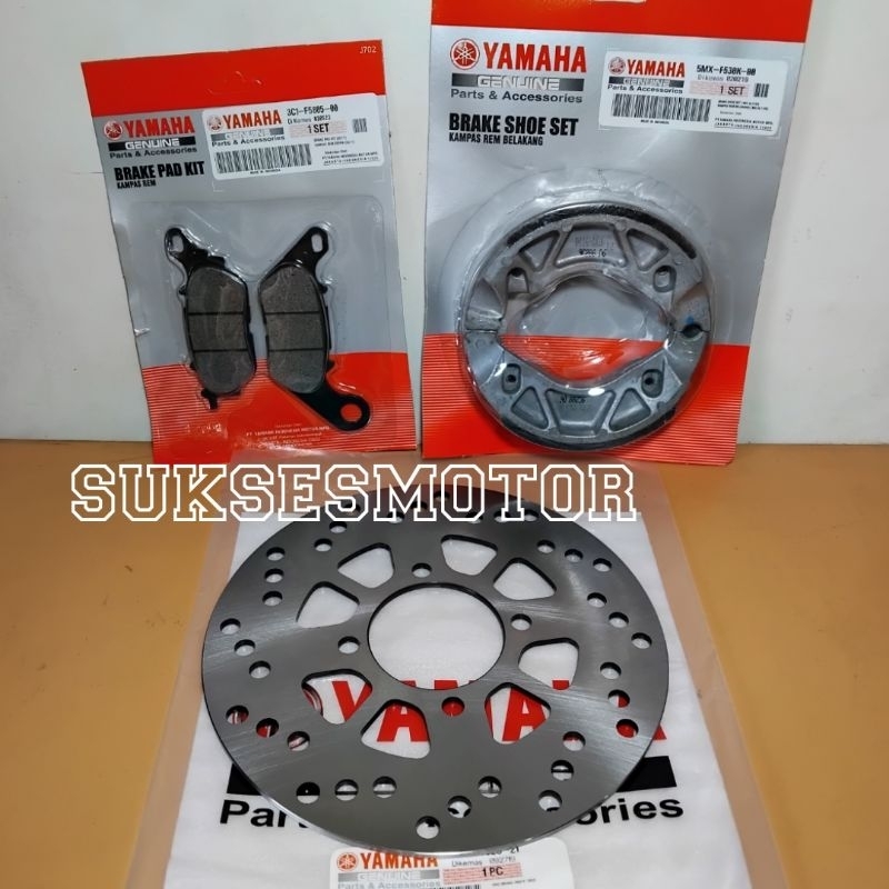 Jual Piringan Cakram Disk Brake Kampas Rem Depan Dan Belakang Yamaha