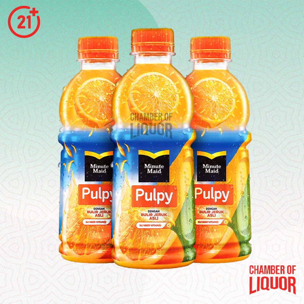 Jual Minute Maid Pulpy Orange Botol Ml Shopee Indonesia