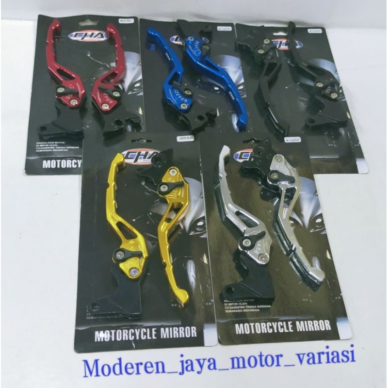 Jual HANDEL REM VARIASI 1 SET KANAN KIRI MEREK CHA MOTOR MIO J MIO GT