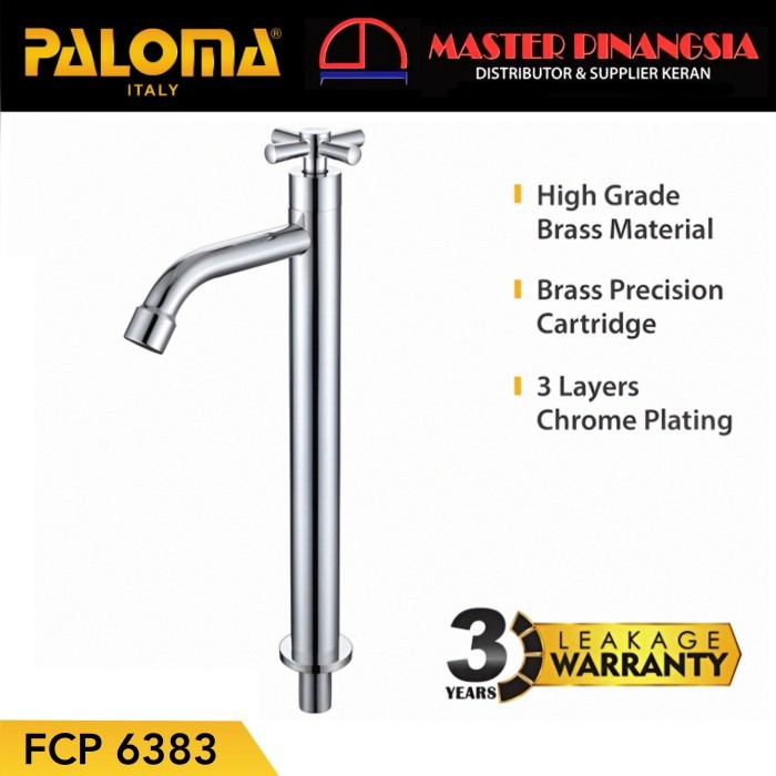 Jual PALOMA FCP 6383 KERAN WASTAFEL TINGGI CUCI TANGAN SINK MEJA KRAN