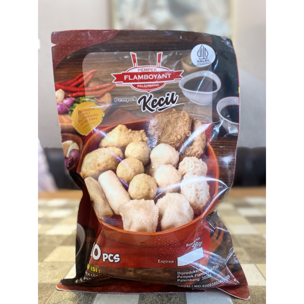 Jual Paket Pempek Kecil 30Pcs Campur Cuko Pedas Pempek Flamboyant