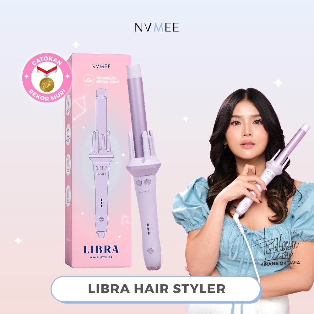 Jual Nvmee Catokan Keriting Keramik Otomatis Libra Hair Styler New