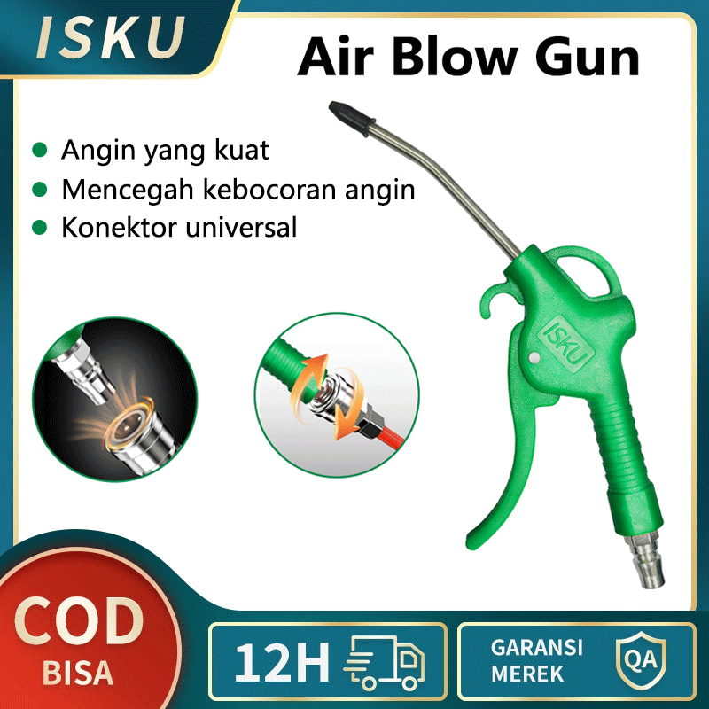 Jual Isku Air Blow Gun Konektor Universal Air Duster Blow Pistol