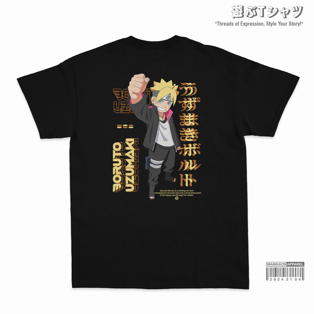 Jual Kaos Boruto Naruto Itachi Sasuke Pria Anime Distro Manga Wibu