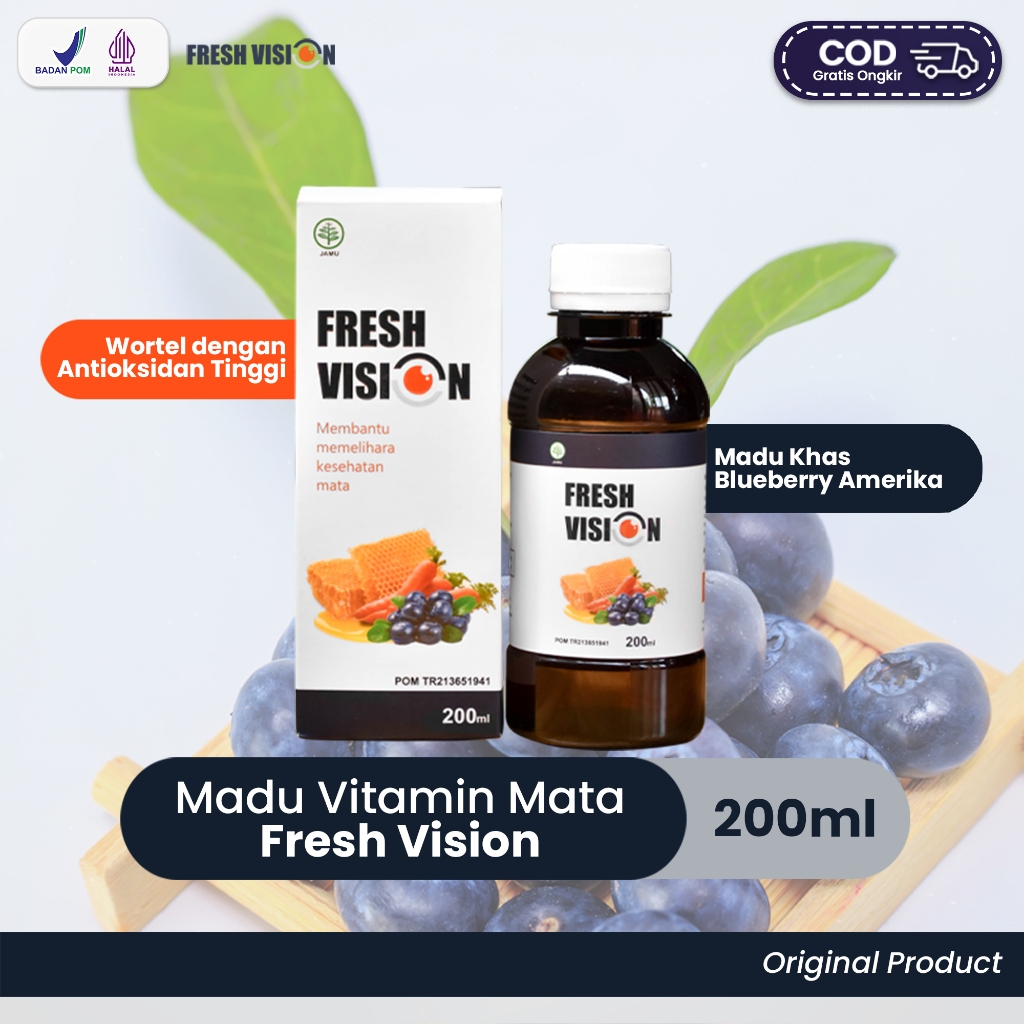 Jual Fresh Vision Multivitamin Nutrisi Kesehatan Penglihatan Mata