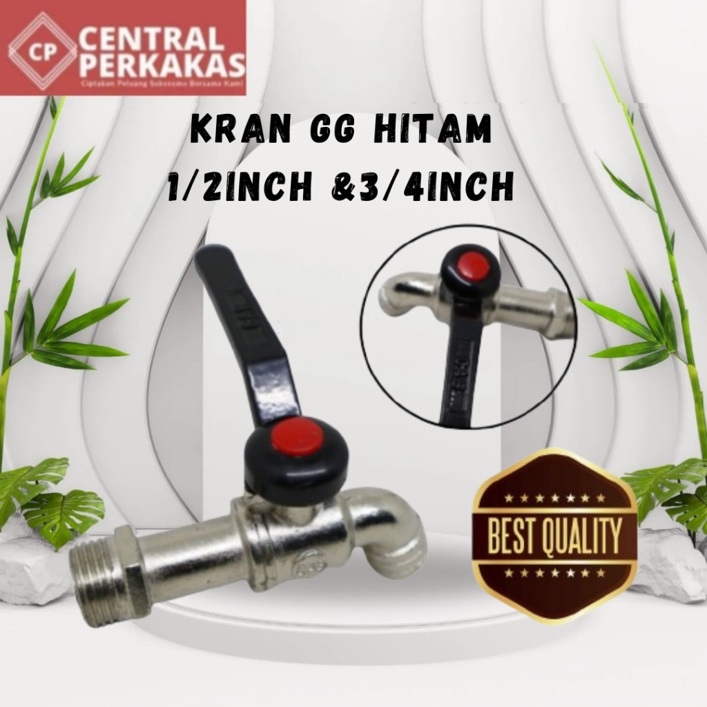 Jual Keran Kran Air Gagang Hitam Kran Air Bola 2 Arah 1 2 3 4