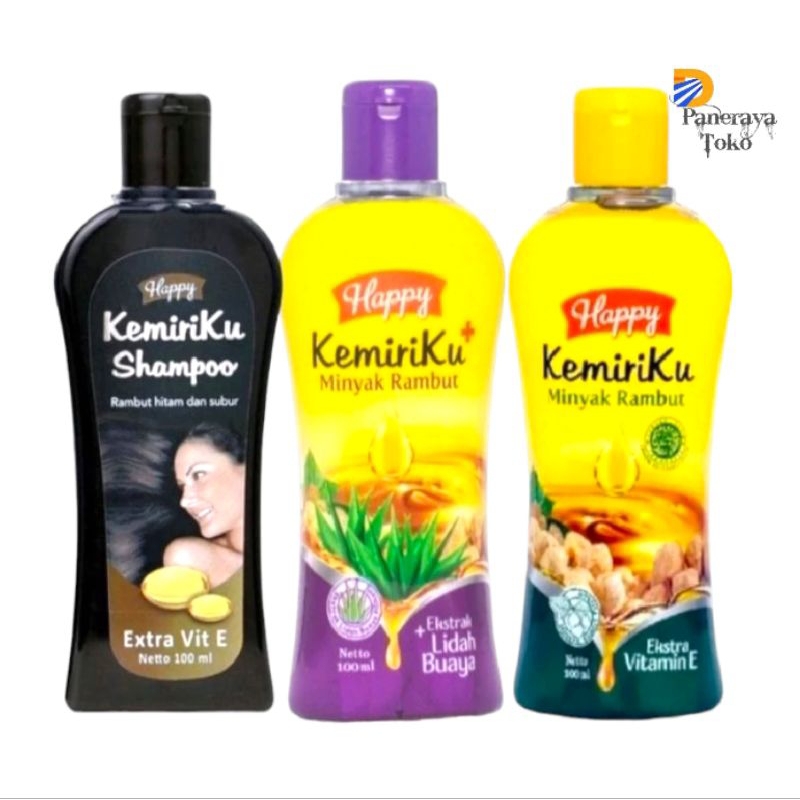 Jual Happy Kemiriku Shampoo Minyak Rambut 100 ML Shopee Indonesia