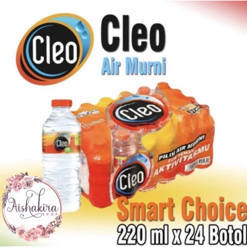 Jual Cleo Smart Air Mineral Botol Ml Isi Botol Shopee Indonesia