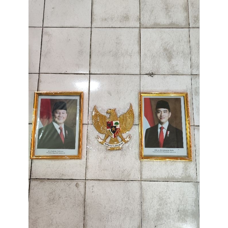 Jual Bingkai Pigura Frame Foto Presiden Wakil X Cm Patung Garuda