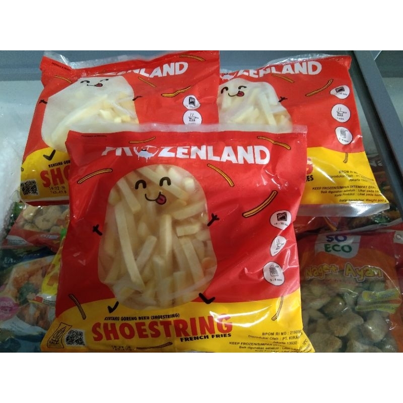 Jual Kentang Shoestring Frozenland Gr Shopee Indonesia