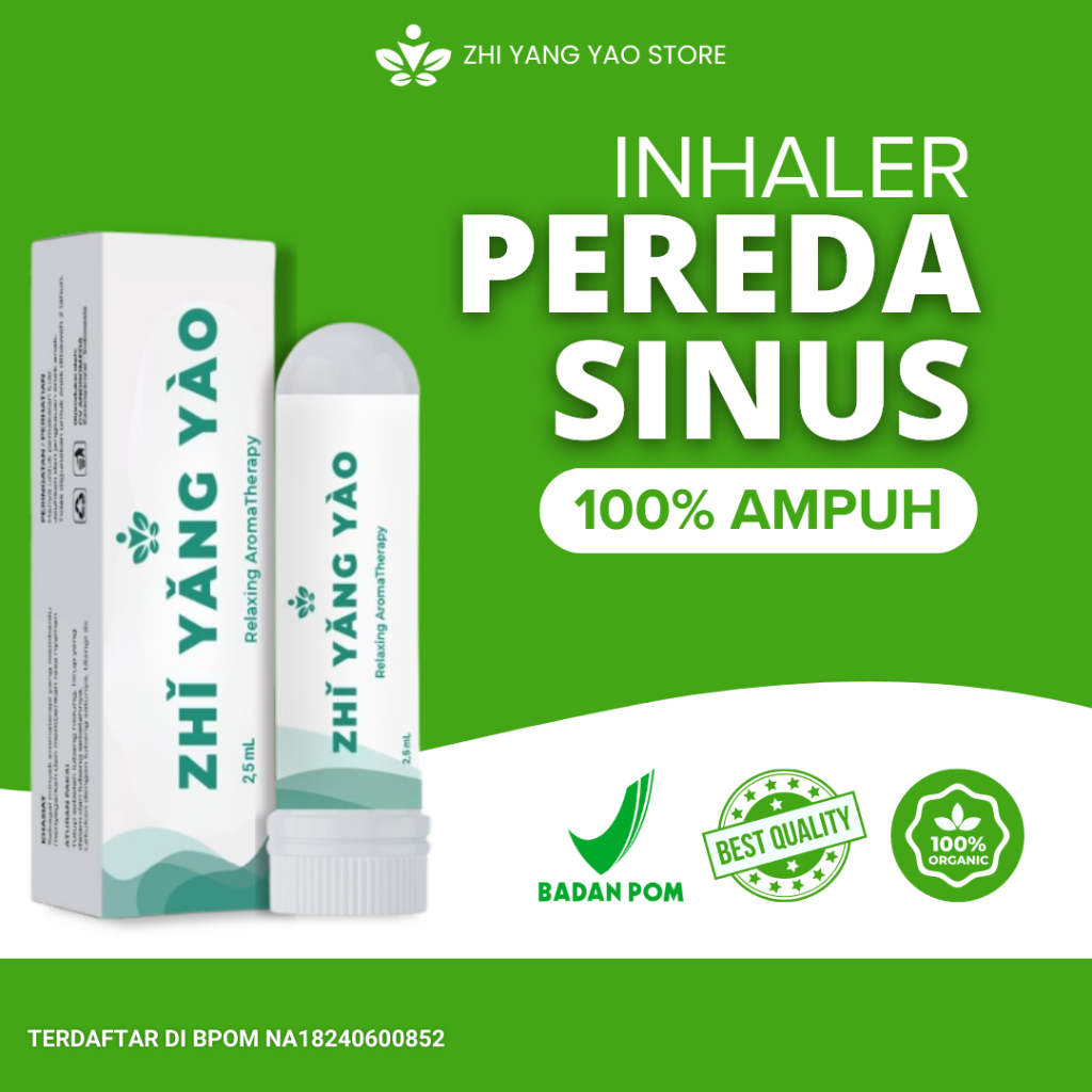 Jual Zhi Yang Yao Inhaler Obat Herbal Atasi Gangguan Sinusitis Sesak