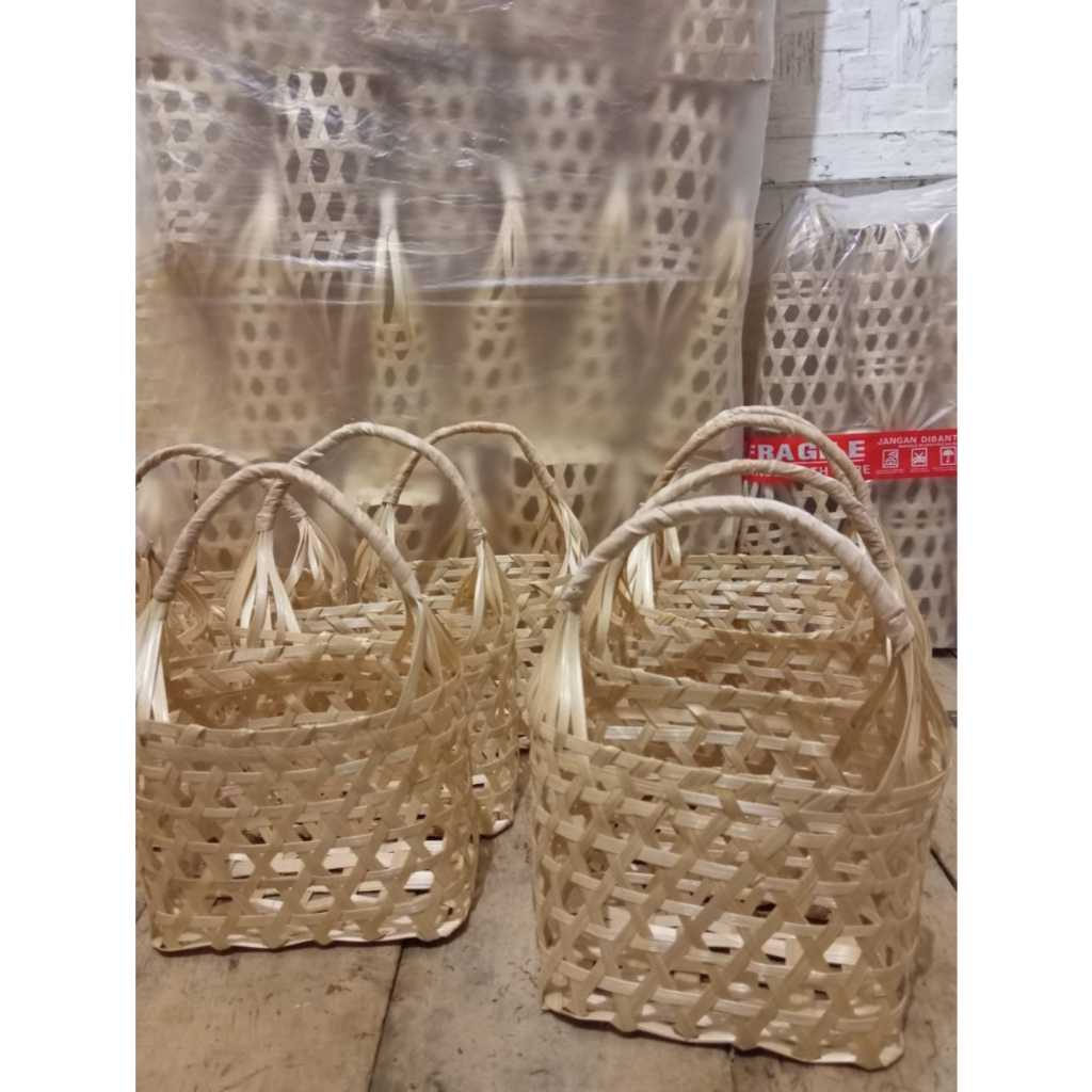 Jual Tas Anyaman Bambu Keranjang Bambu Tas Sovenir Tas Hampers