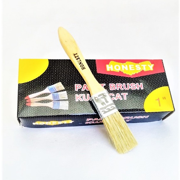 Jual Paint Brush Kuas Cat Kuas Tembok Gagang Kayu Harga Perlusin