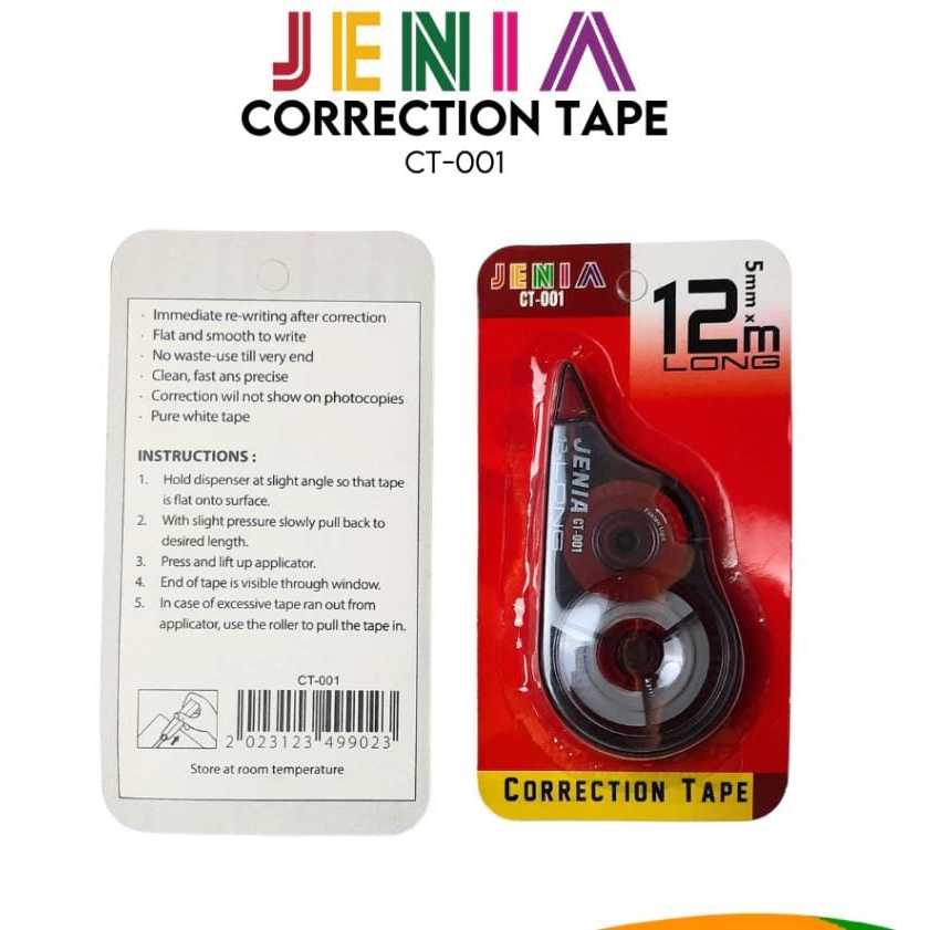 Jual Tipex Kertas Correction Tape Pita Koreksi Joyko CT 522 12 Meter X