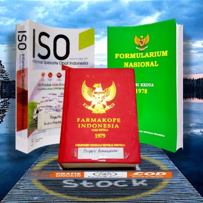 Jual Paket Buku Farmasi Fi Fornas Iso Fi Farmakope