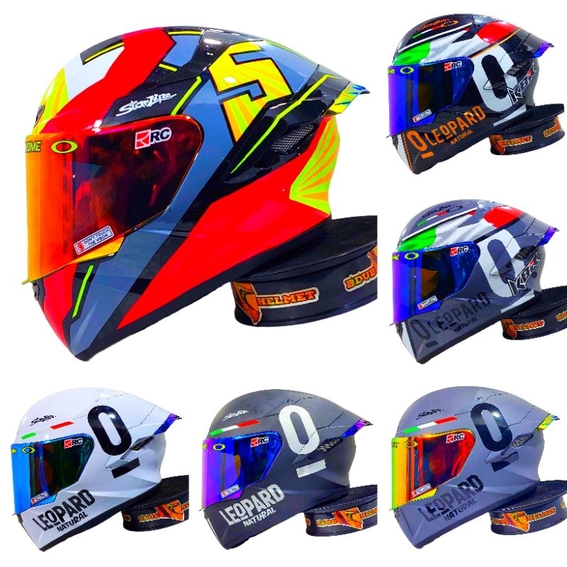 Jual Helm Full Face Tt Course Ttc Kbr Jaume Masia Paket Ganteng