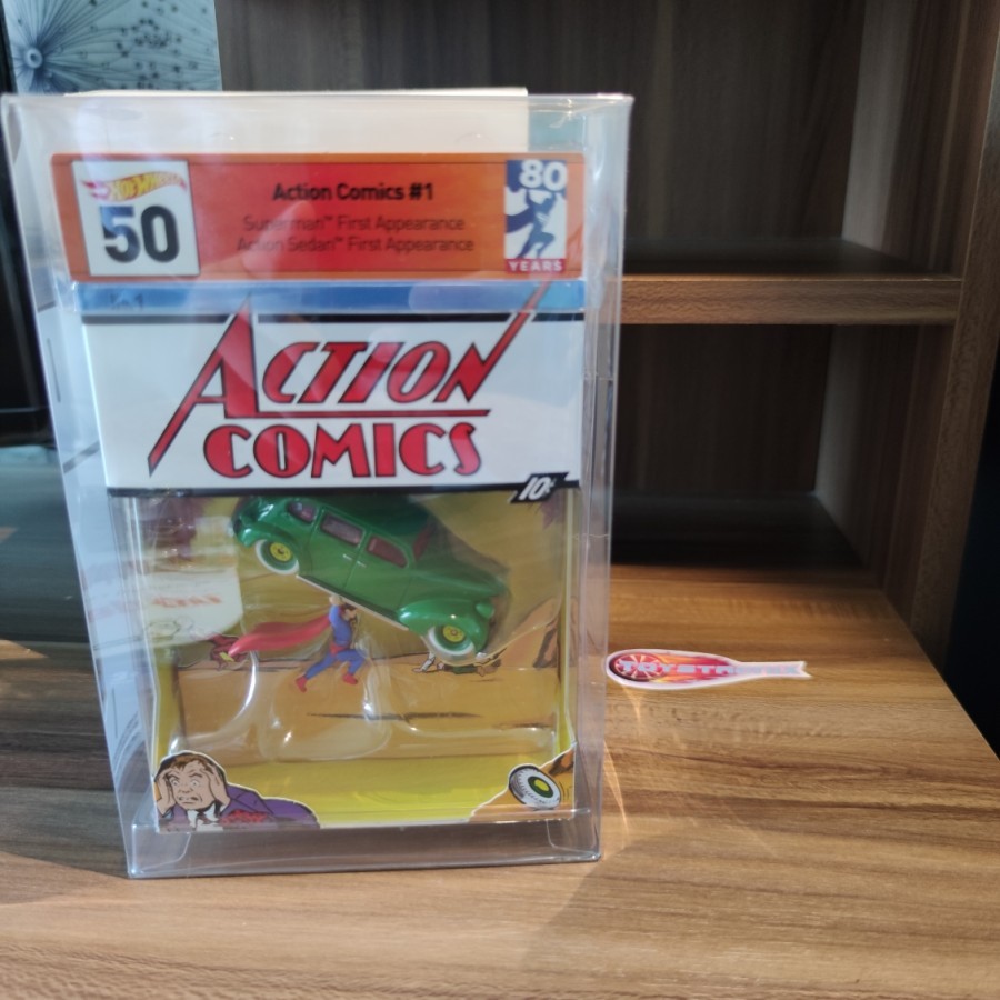 Jual Hot Wheels Hotwheels Superman Rlc Sdcc 80 Years 50th Action Comic La Shopee Indonesia