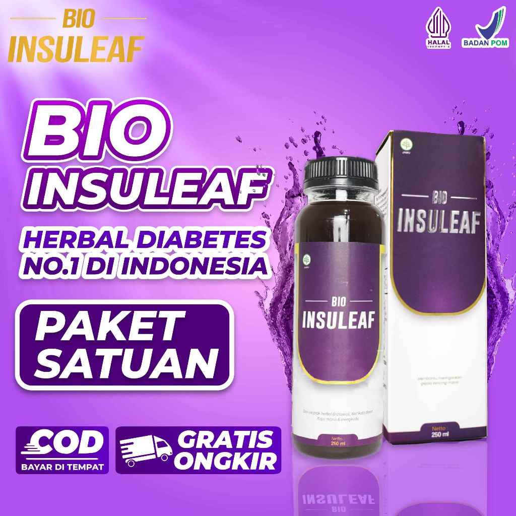 Jual Bio Insuleaf Obat Herbal Alami Khusus Diabetes Dan Kencing Manis