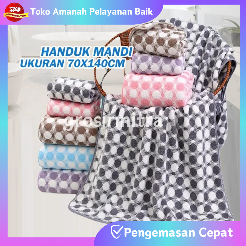 Jual Handuk Mandi Bulu X Cm Handuk Microfiber Lembut Handuk Bayi