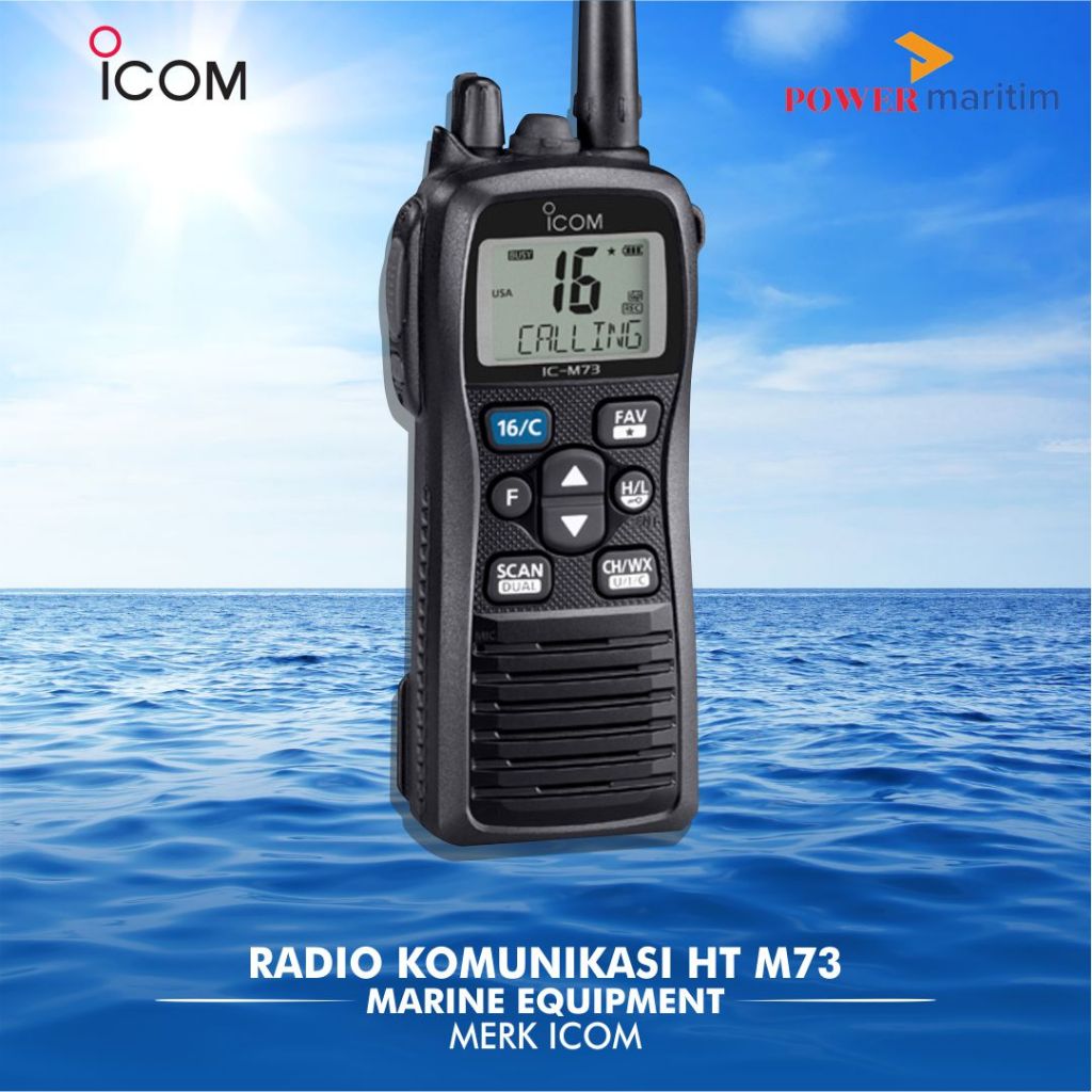 Jual Radio Ht Icom M Plus Vhf Alat Radio Komunikasi Marine