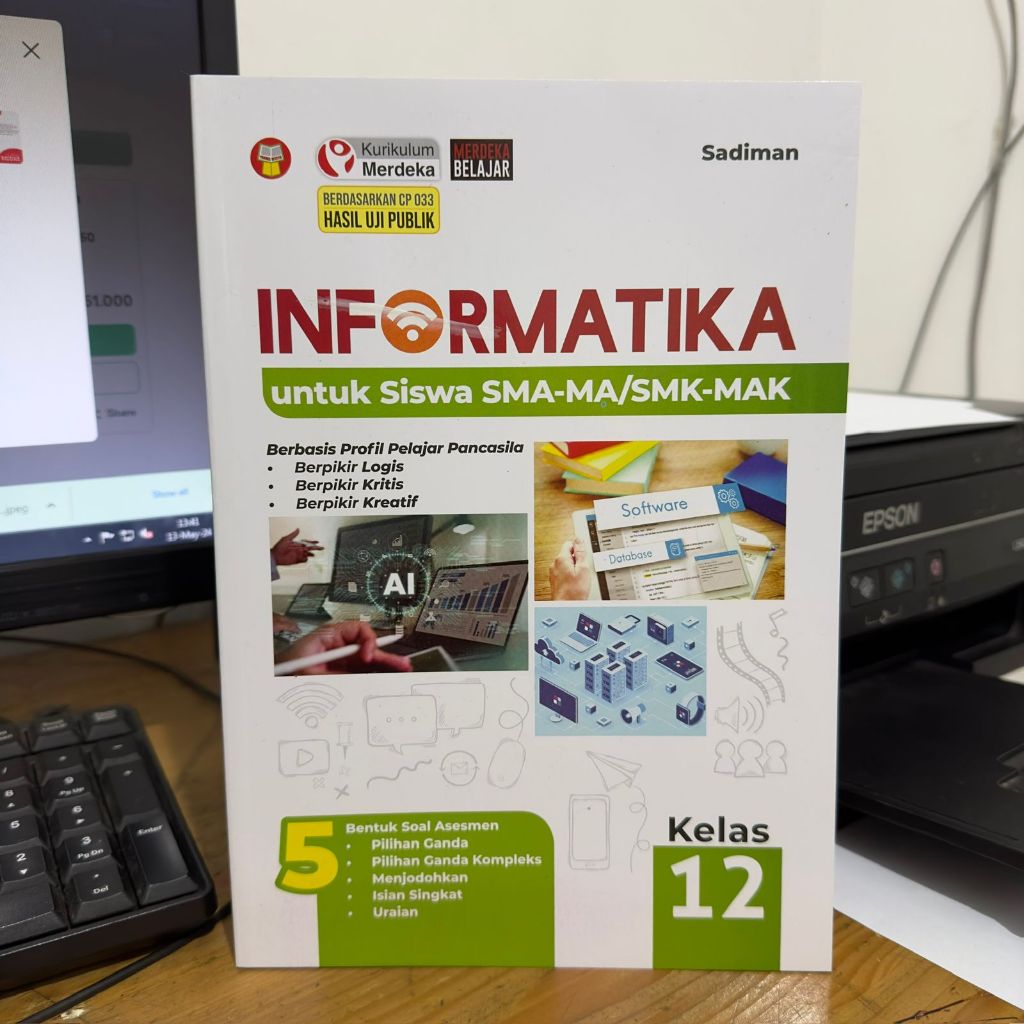 Jual Buku Informatika Untuk Siswa Sma Ma Kelas Kurikulum Merdeka