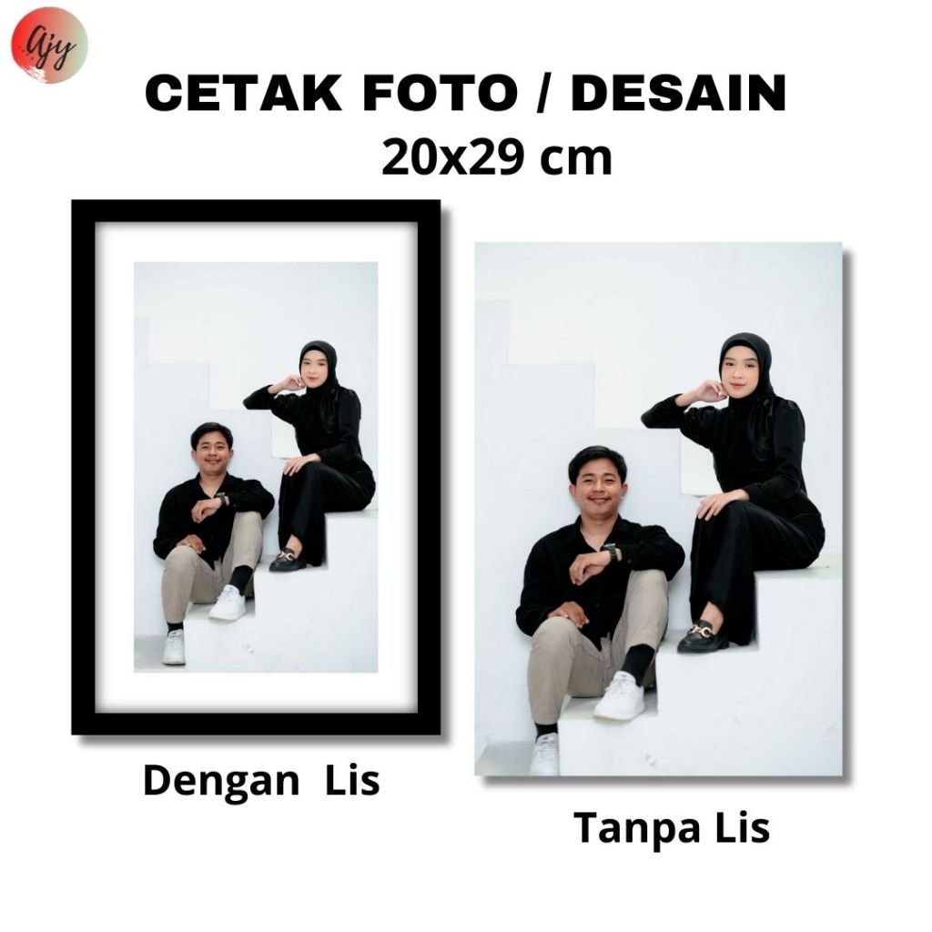 Jual Ajy Cetak Foto R X Cm Bingkai Papan Mdf Dekorasi Rumah