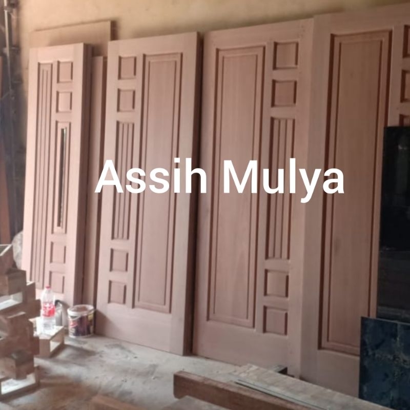 Jual Spesial Dp Orderan Ibu Nisa Kusen Pintu 30 Kayu Meranti Bayur Oven