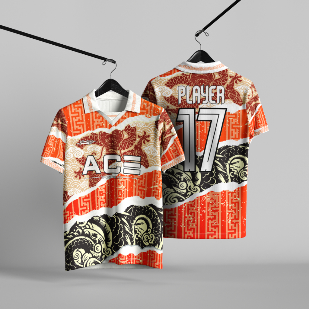 Jual Jersey Custom Satuan Printing Naga Dragon Shopee Indonesia