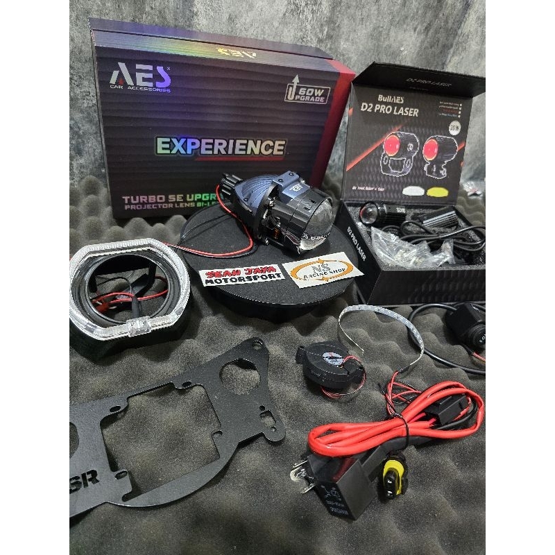 Jual Projie Projector Biled Aes Turbo Se Experience Watt Mio Gear