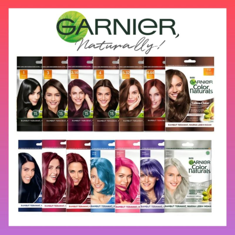 Jual Garnier Colour Natural Sachet All Variant Pewarna Rambut Pria