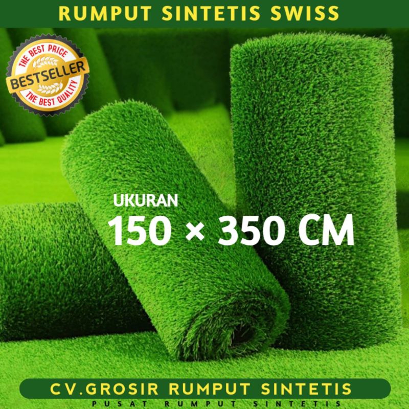 Jual Grosir Rumput Sintetis Swiss Cm Ukuran Cm Berpori Bisa