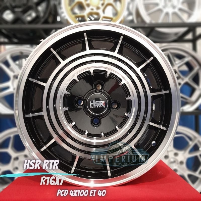 Jual Velg Mobil MonoBlock Hsr Rtr Ring 16 Pcd 4x100 Jazz Yaris Corolla