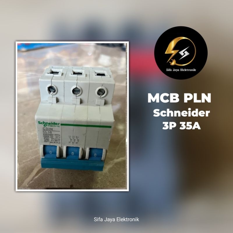 Jual MCB PLN 3PHASE SCHNEIDER ORIGiNAL Shopee Indonesia